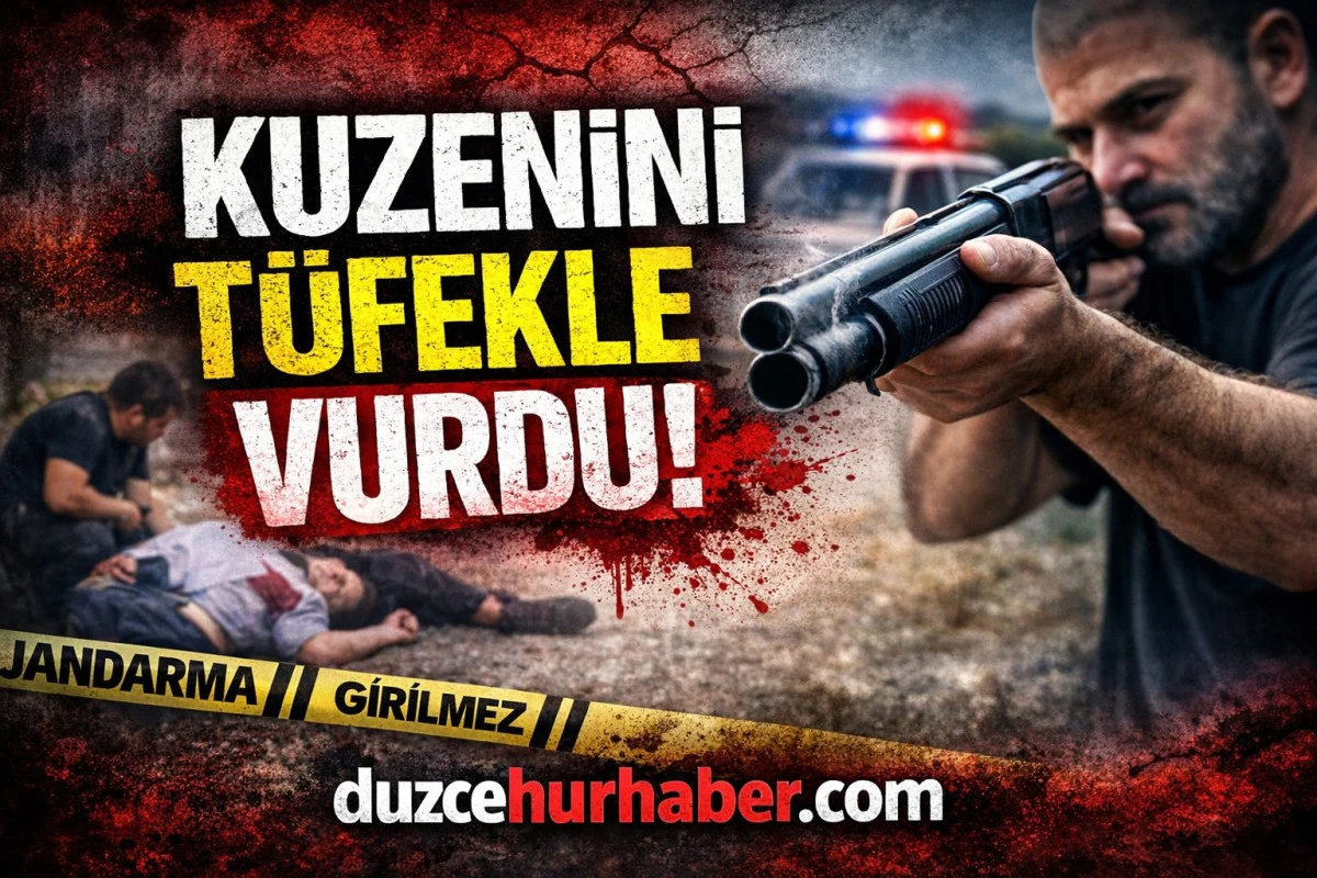 KUZENİNİ T&Uuml;FEKLE VURDU
