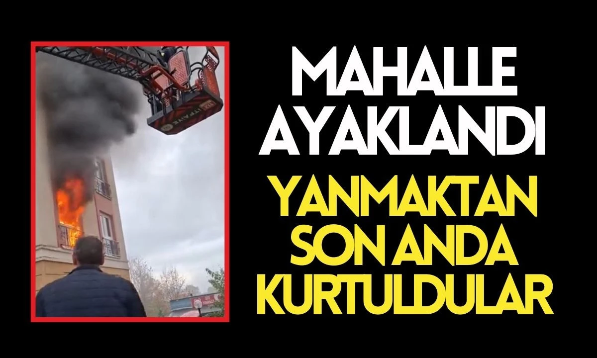 Mahalle ayaklandı sondan kurtuldular 