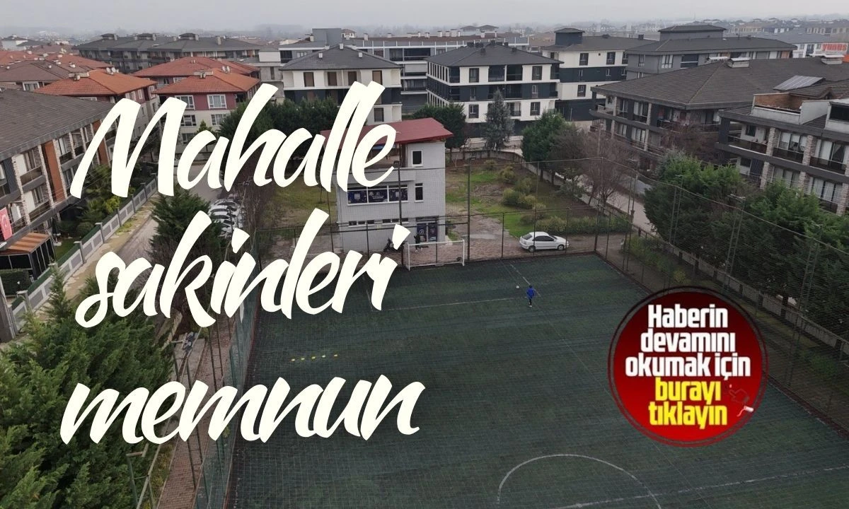 Mahalle sakinleri memnun