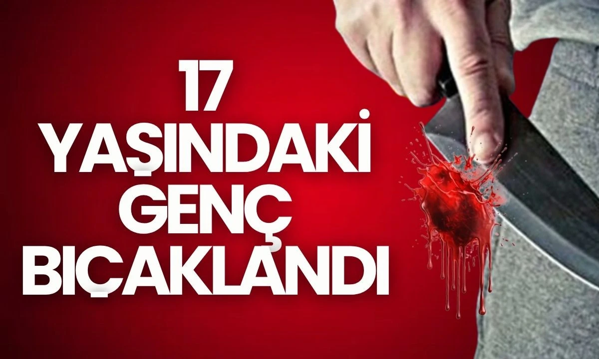 Merkez meydanında çıkan sokak kavgasında 17 yaşındaki genç yaralandı