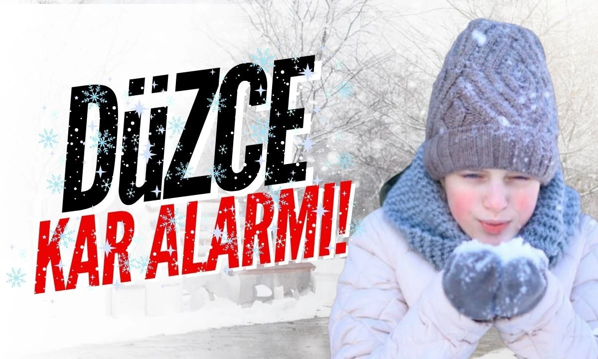 Meteoroloji Uyardı: Düzce kar yağışı uyarısı yaptı