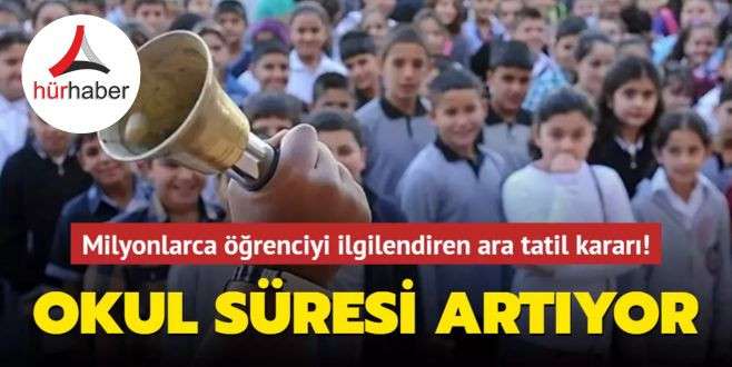 Milyonlarca öğrenciyi ilgilendiren ara tatil kararı! 