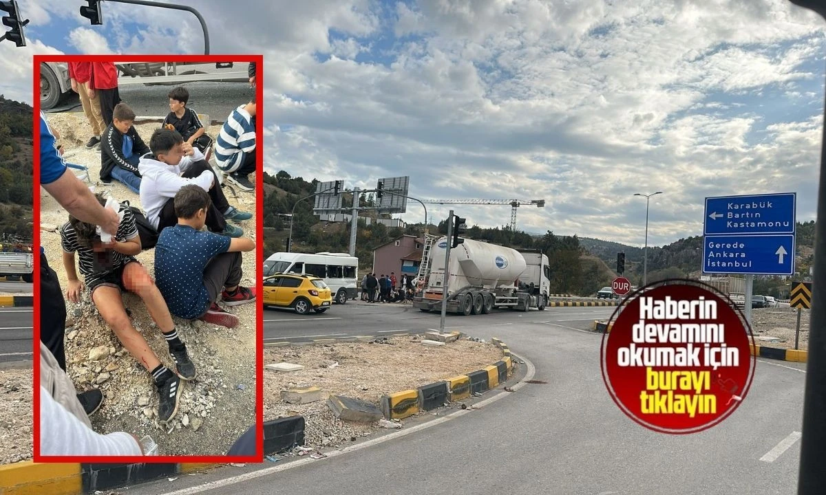 Minibüs Kazası: 9 Öğrenci Yaralandı