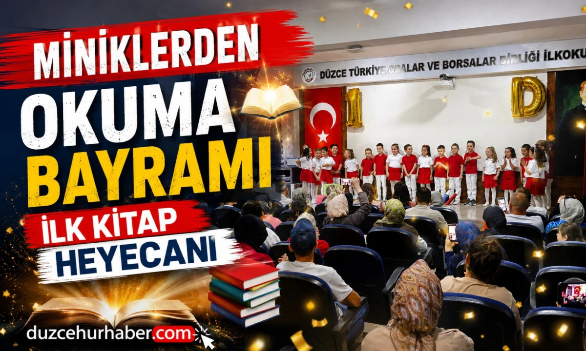 Miniklerden Okuma Bayramı Coşkusu: İlk Kitap Heyecanını Aileleriyle Yaşadılar