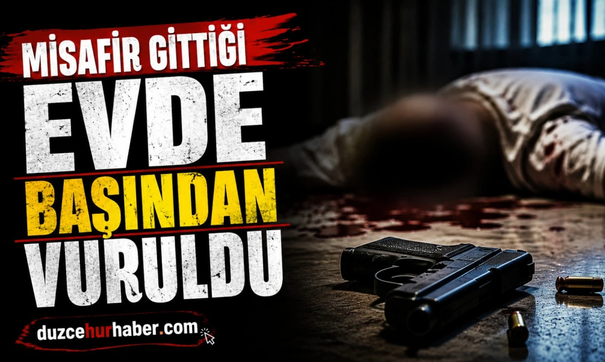 Misafir Gittiği Evde Başından Vuruldu