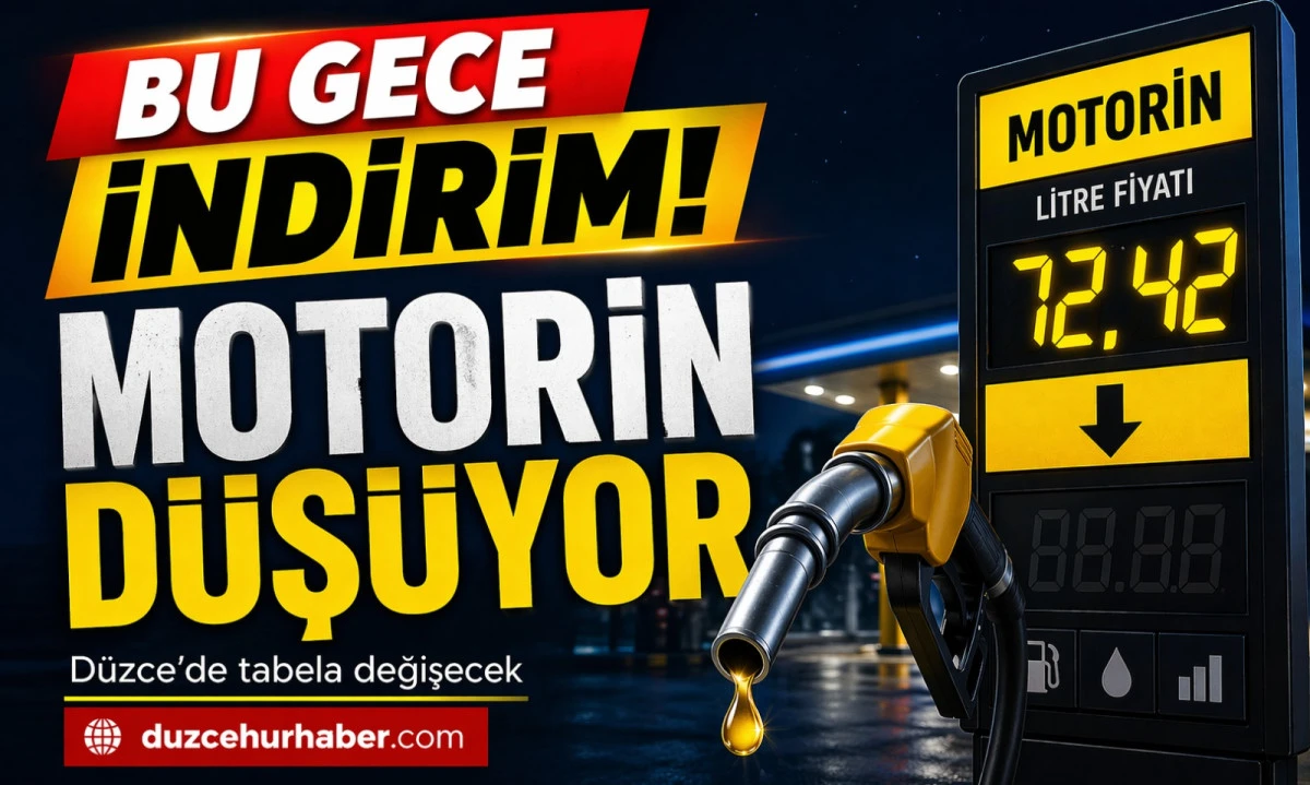 Motorinde Gece İndirimi! T&uuml;rkiye Genelinde Fiyatlar D&uuml;ş&uuml;yor, D&uuml;zce&rsquo;de Tabela Değişecek