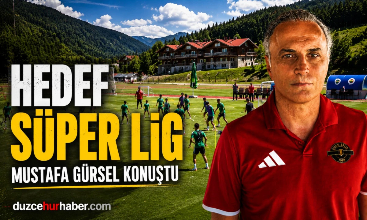 Mustafa G&uuml;rsel hedefi a&ccedil;ıkladı! "Bu sezon S&uuml;per Lig'e &ccedil;ıkacağız"