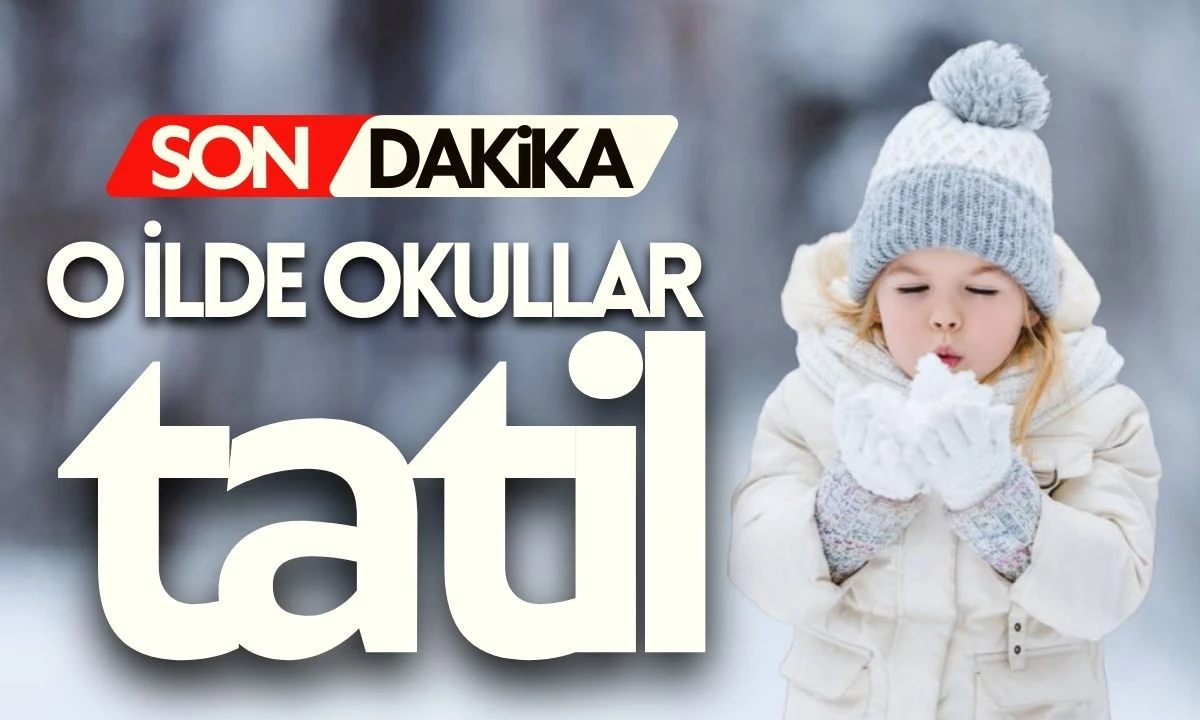 O İlde Eğitime kar tatili 12 Ocak 2026 