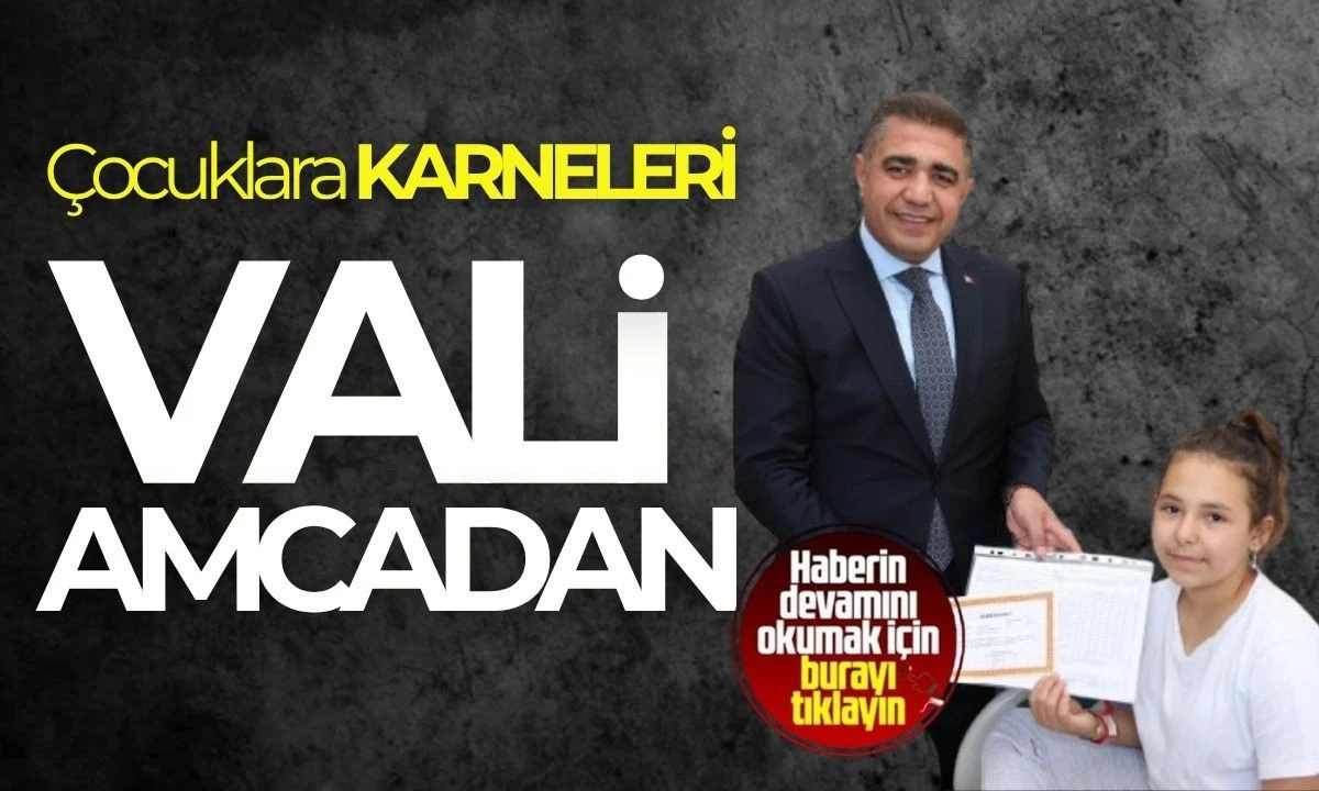 Öğrenciler Vali Aslan ile Düzce Hastane Odalarında Karne Günü'nü Kutladılar