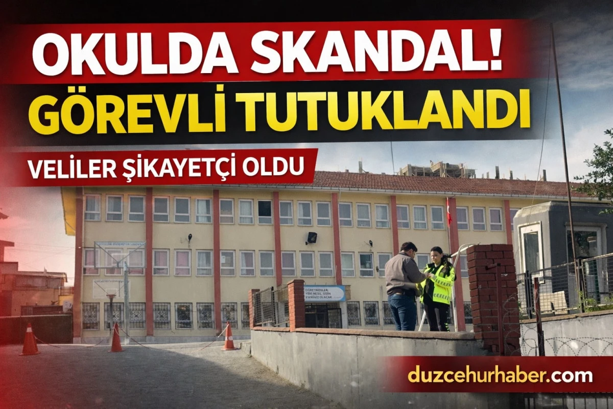 Okul &Ccedil;alışanı Hakkında Taciz İddiası: Ş&uuml;pheli Tutuklandı