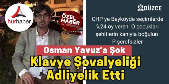 Osman Yavuz’a Şok
