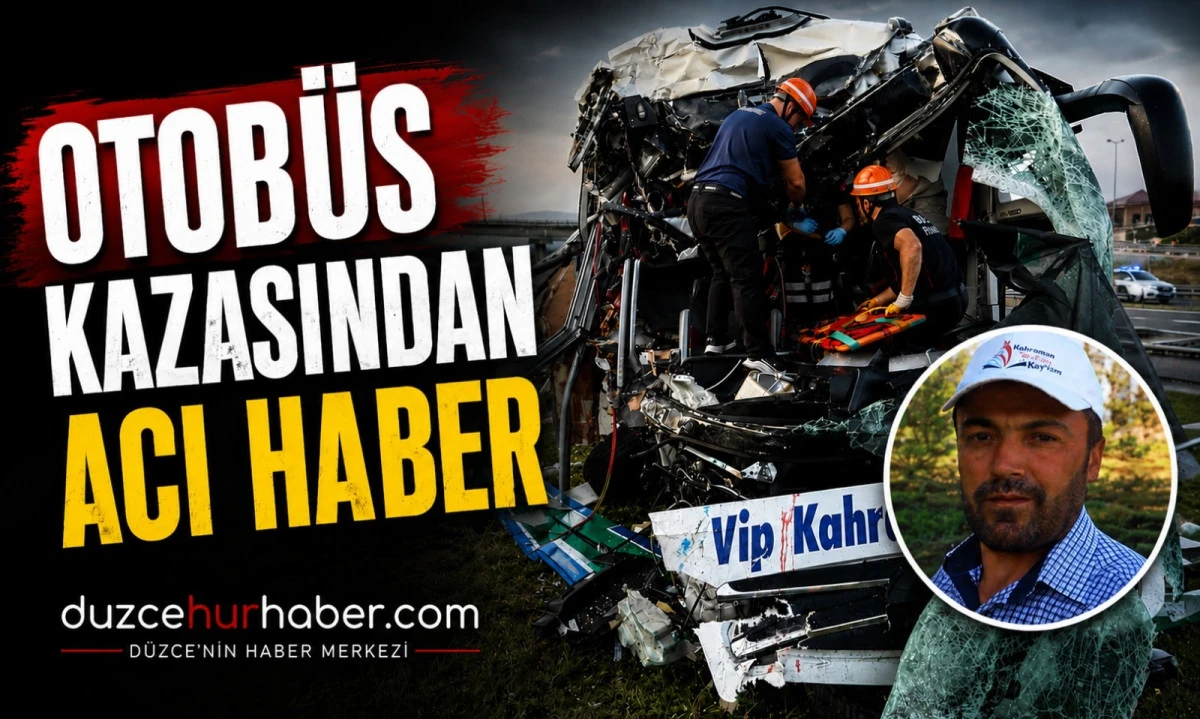 Otob&uuml;s Kazasından Acı Haber: 1 Kişi Hayatını Kaybetti