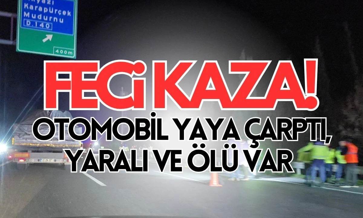  Otomobil Yaya Çarptı, 1 Ölü