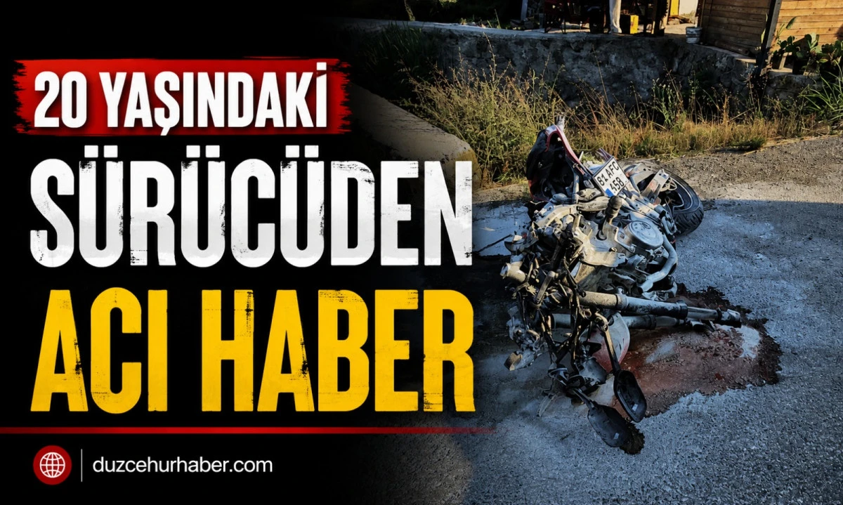 Otomobille &Ccedil;arpışan Motosiklet S&uuml;r&uuml;c&uuml;s&uuml;nden Acı Haber