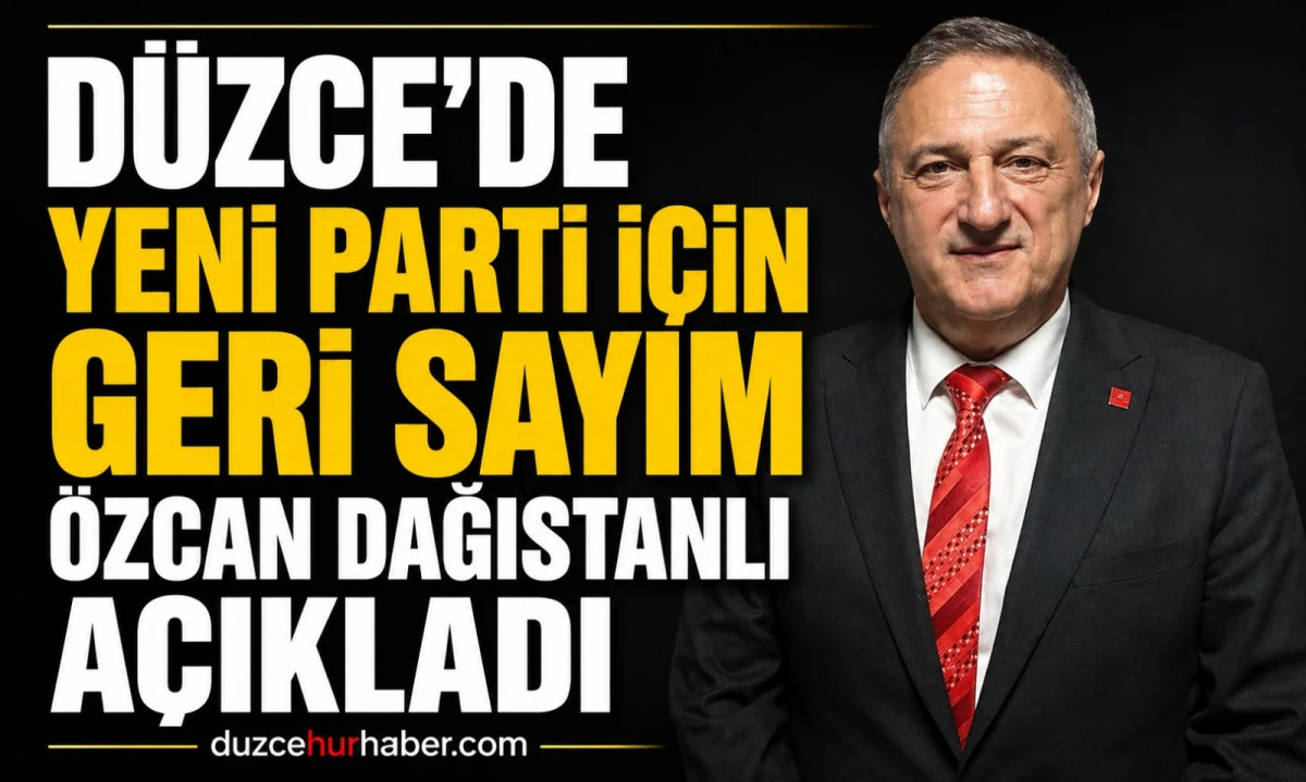 &Ouml;zcan Dağıstanlı duyurdu! Yeni Parti D&uuml;zce'de il binasını a&ccedil;ıyor