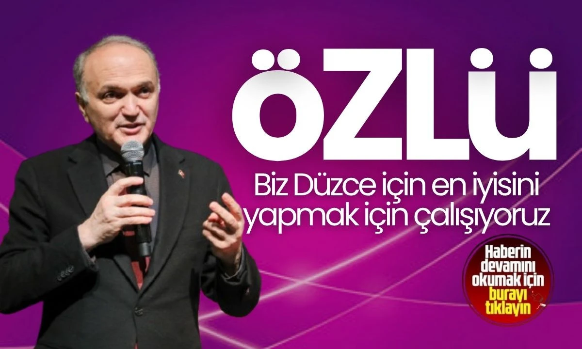 Özlü, Çakırlar Mahallesi sakinleriyle bir araya geldi