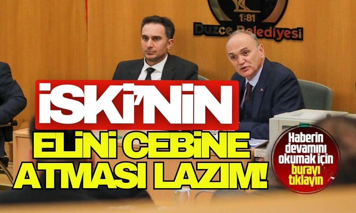 Özlü yatırım çağrısı: İSKİ’nin elini cebine atması lazım