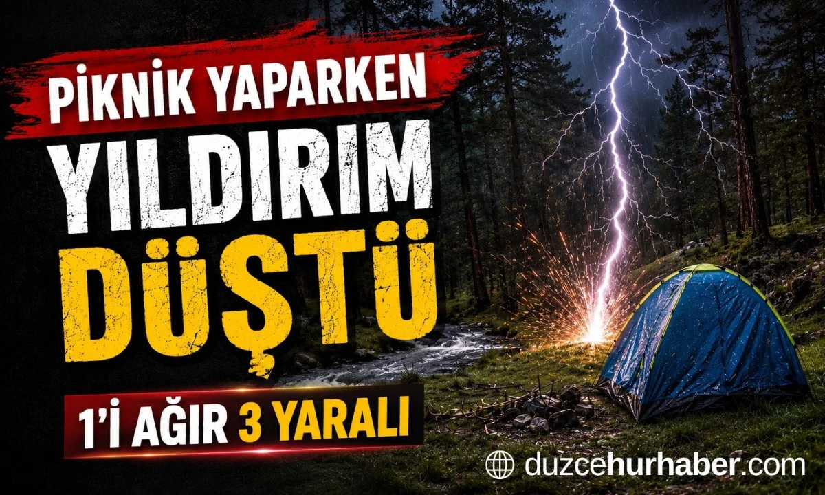 Piknikte Korku Dolu Anlar: Yıldırım D&uuml;şt&uuml;