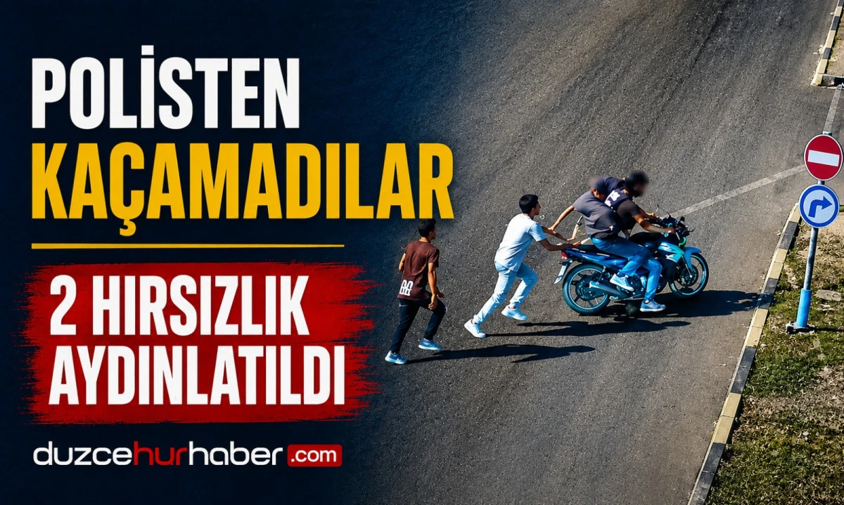 Polisten Ka&ccedil;amadılar! 2 Motosiklet Hırsızlığı Aydınlatıldı