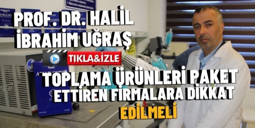Prof. Dr. Halil İbrahim Uğraş Düzce'de Merdiven altı bağışıklık güçlendiriciler tehlike saçıyor