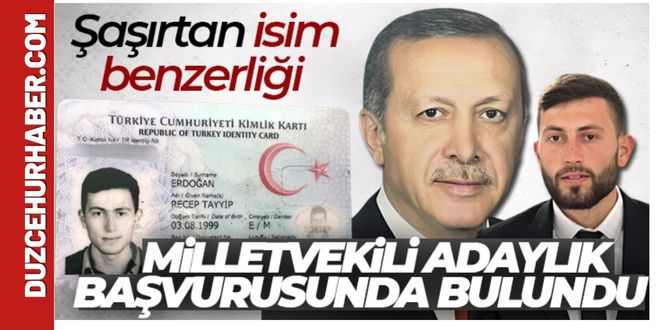 Recep Tayyip Erdoğan, Nevşehir'den milletvekili adaylık başvurusunda bulundu