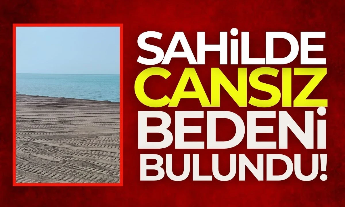 Sahilde cansız bedeni bulundu! 