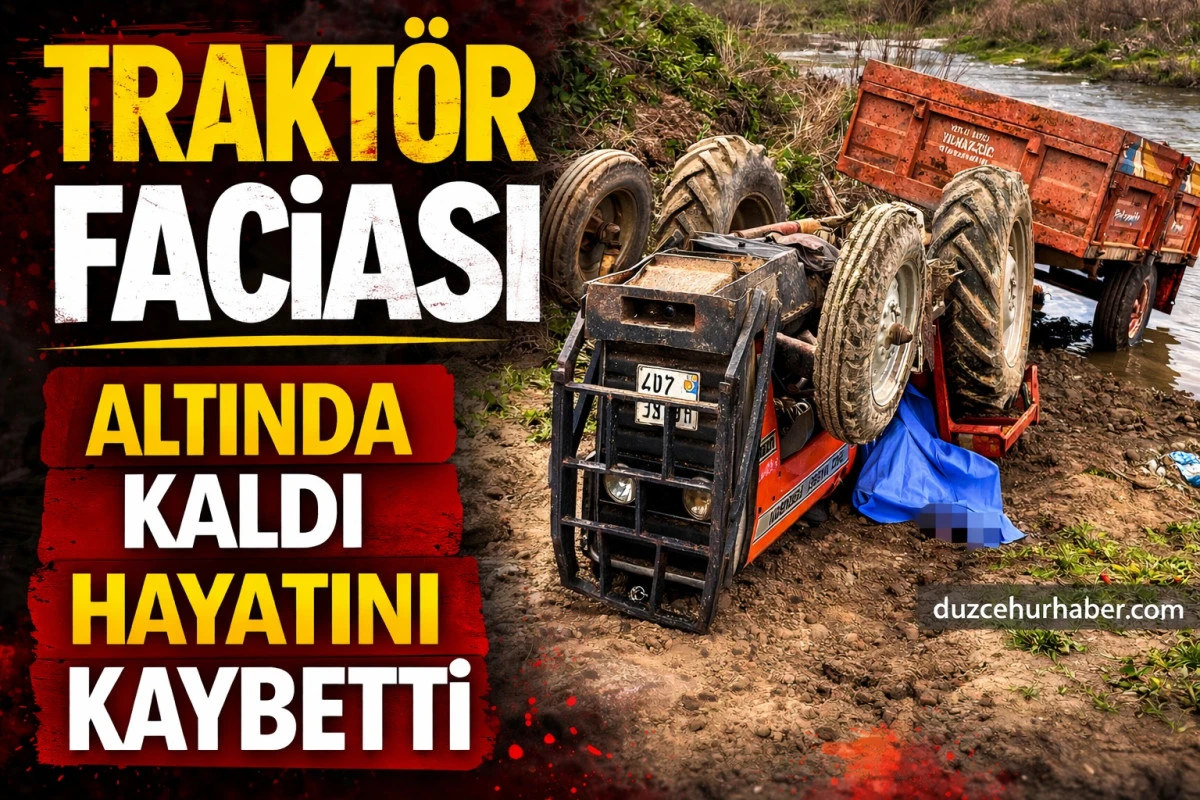 Sakarya Hendek&rsquo;te Trakt&ouml;r Faciası: Devrilen Trakt&ouml;r&uuml;n Altında Kalan S&uuml;r&uuml;c&uuml; Hayatını Kaybetti