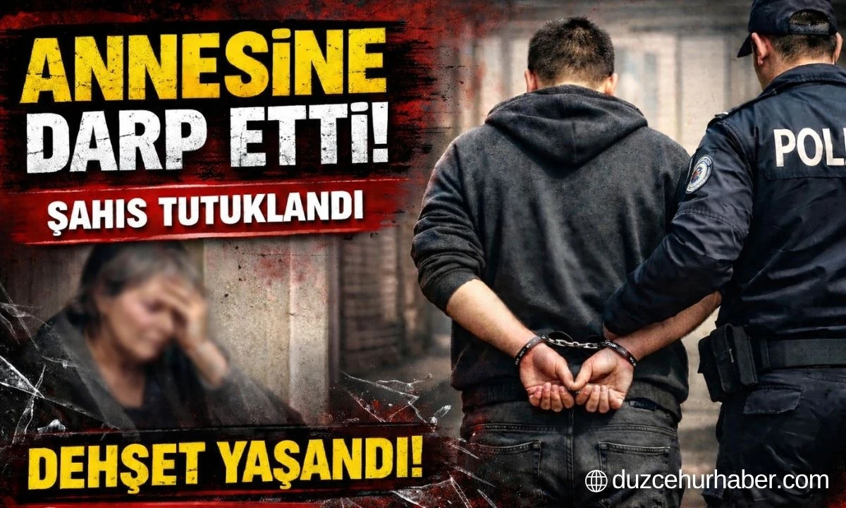 Sakarya&rsquo;da Annesine Şiddet İddiası: 38 Yaşındaki Şahıs Tutuklandı