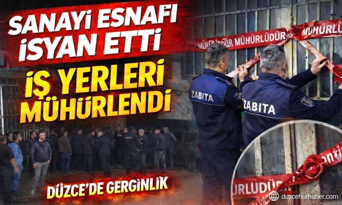 Sanayi Esnafı İsyan Etti: &ldquo;Hukuksuz İş Yerleri m&uuml;h&uuml;rlendi iddiası &ldquo;