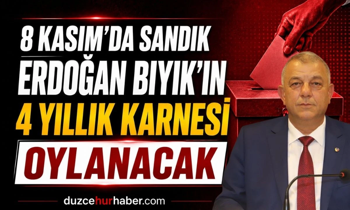 Sandık 8 Kasım'da kuruluyor: Erdoğan Bıyık'ın d&ouml;rt yıllık karnesi sandıkta