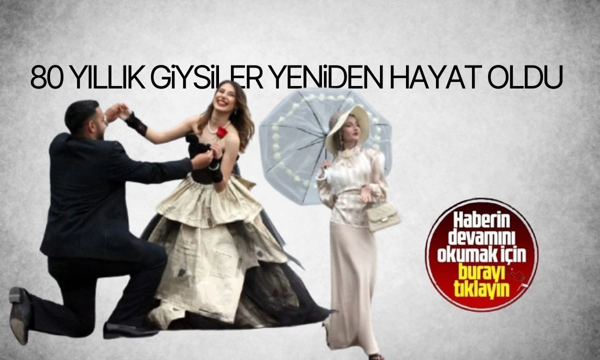 Sandıktan podyuma: 80 yıllık giysiler yeniden hayat buldu