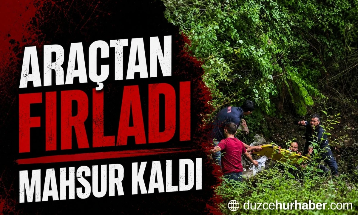 Şarampole U&ccedil;tu, Ara&ccedil;tan Fırladı: Ekipler Seferber Oldu