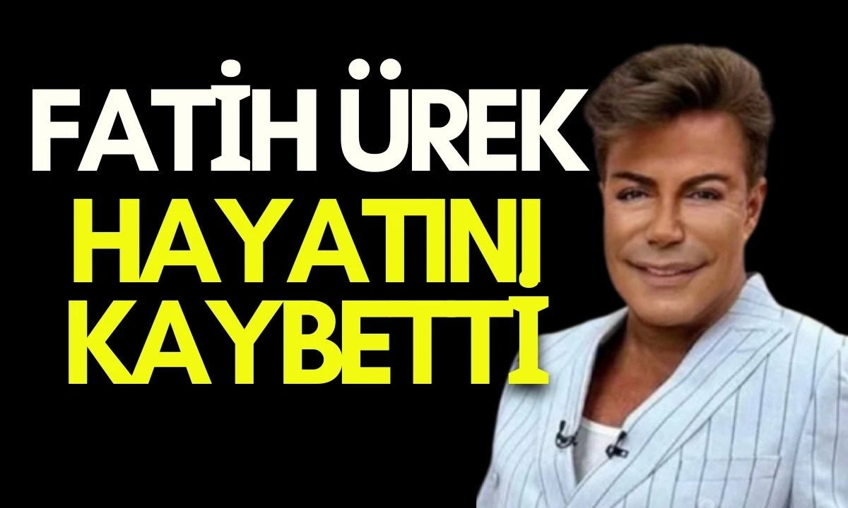 ŞARKICI FATİH &Uuml;REK SAAT:20:30'DA HAYATINI KAYBETMİŞTİR 30 OCAK 2026