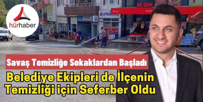 Savaş temizliğe sokaklardan başladı