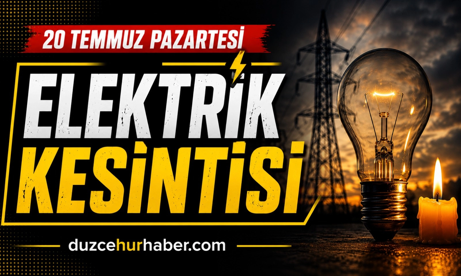 SEDAŞ a&ccedil;ıkladı! D&uuml;zce'de 20 Temmuz elektrik kesintisi listesi