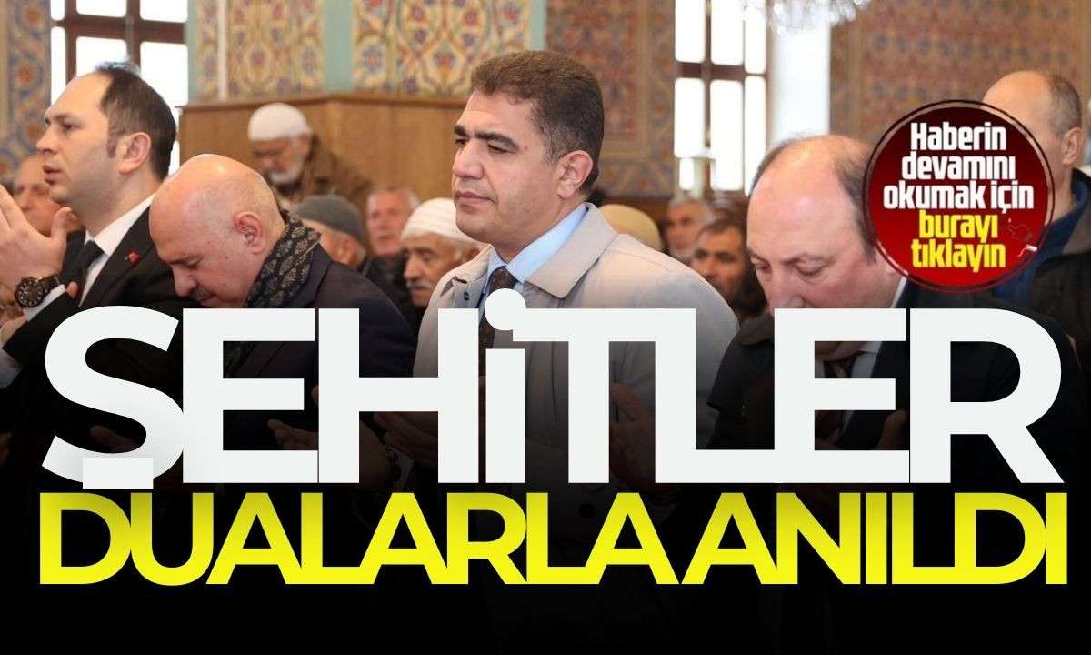 Şehitler dualarla anıldı