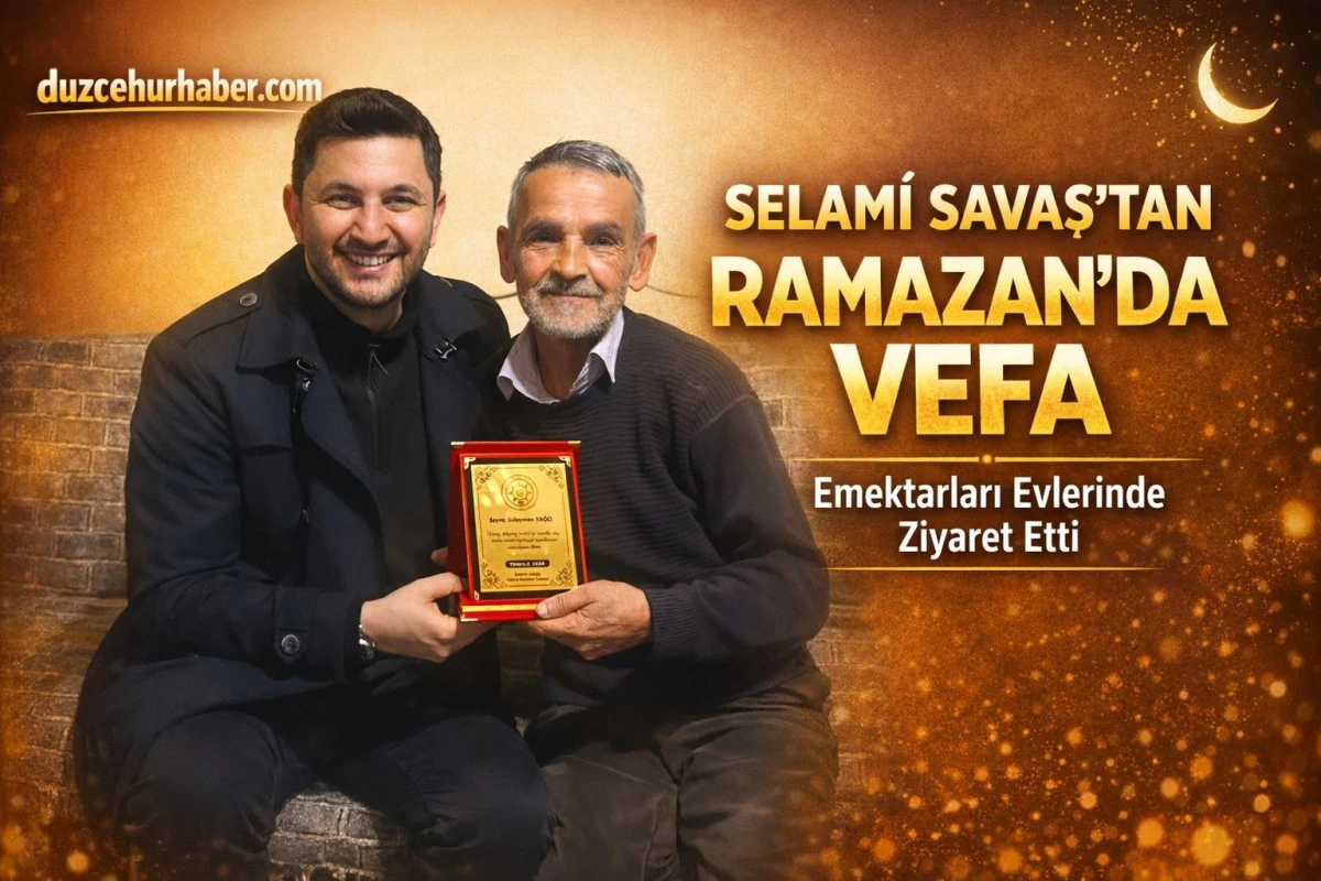 Selami Savaş&rsquo;tan Ramazan&rsquo;da Vefa &Ouml;rneği: Emektar Belediye &Ccedil;alışanlarını Evlerinde Ziyaret Etti