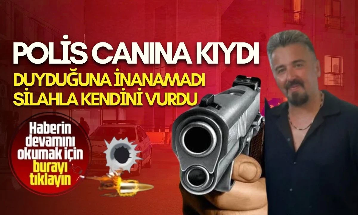 Silahı boğazına dayadı POLİS canına kıydı 