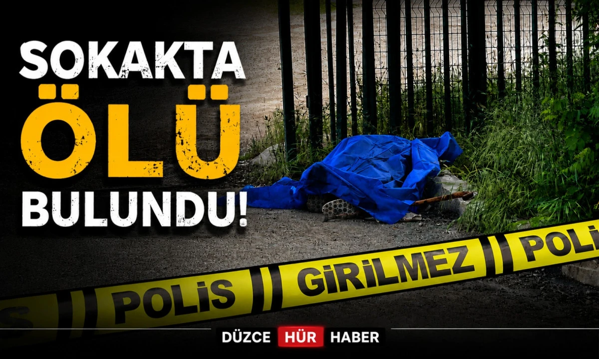 Sokakta &ouml;l&uuml; bulundu