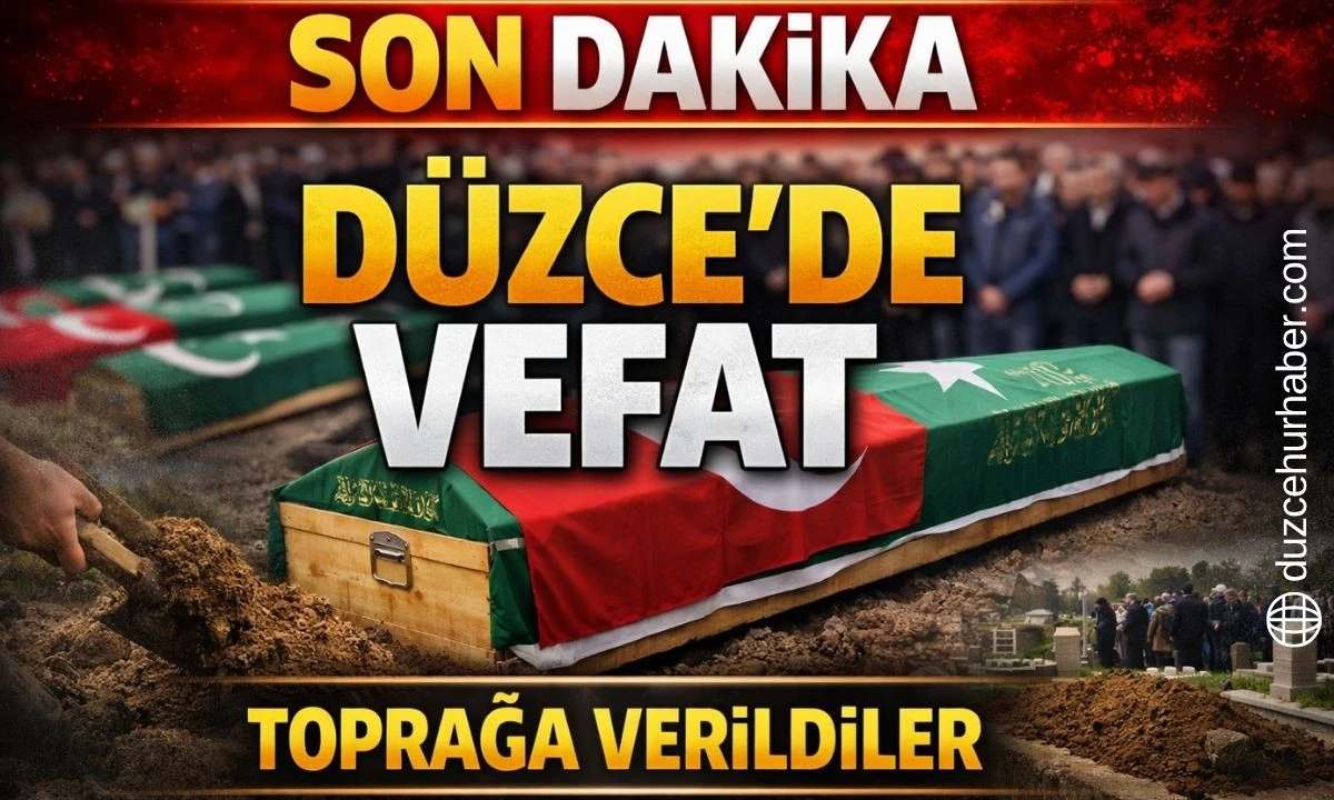 Son dakika: D&uuml;zce&rsquo;de 2 kişi Vefat (1 Nisan)