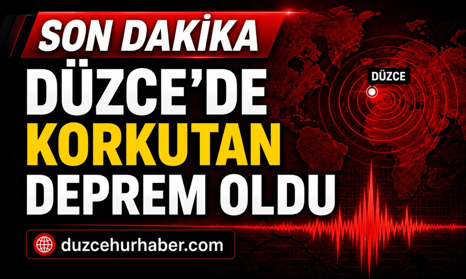 Son Dakika: D&uuml;zce&rsquo;de Deprem! AFAD B&uuml;y&uuml;kl&uuml;ğ&uuml; A&ccedil;ıkladı