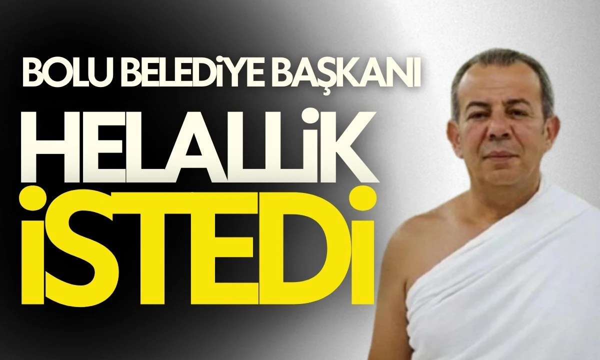 Tanju Özcan 8 Aralık Pazartesi günü umre yolcusu helallik istedi