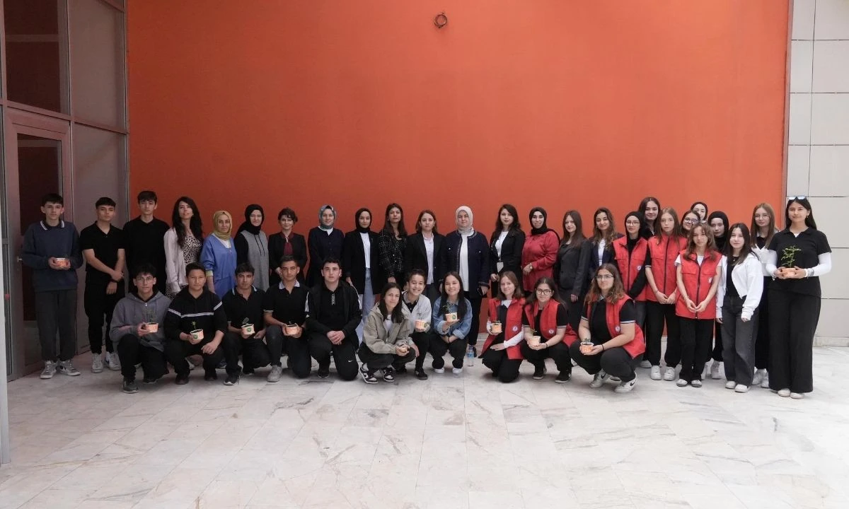 Tarım lisesi öğrencileri söyleşiye katıldı