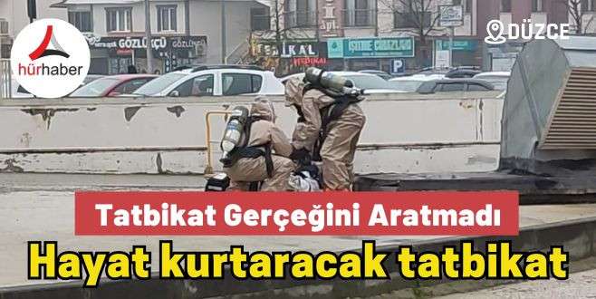 Tatbikat Gerçeğini Aratmadı