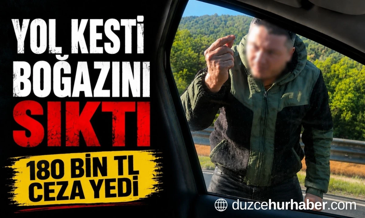 TEM'de Ter&ouml;r Estiren S&uuml;r&uuml;c&uuml;ye Ceza Yağdı!