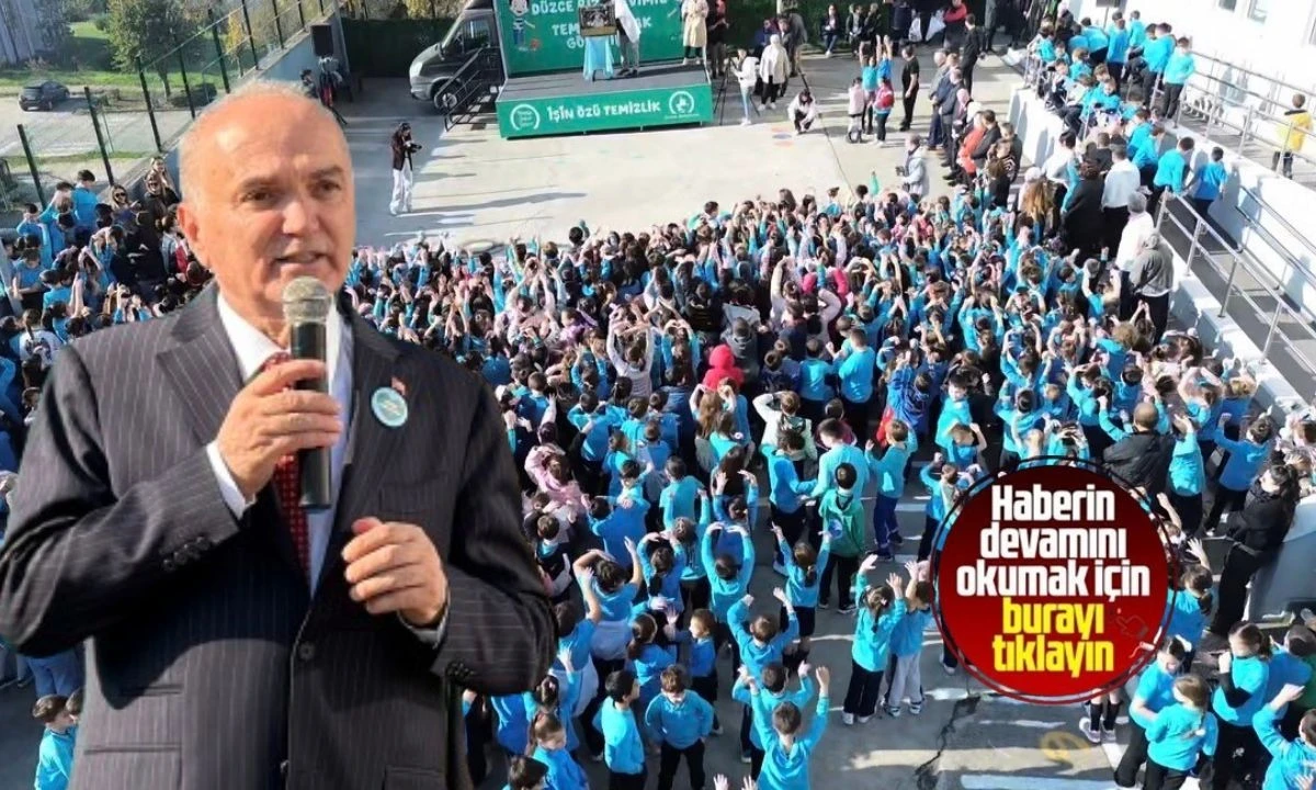 Temiz Şehir Düzce'de Örnek Etkinlik