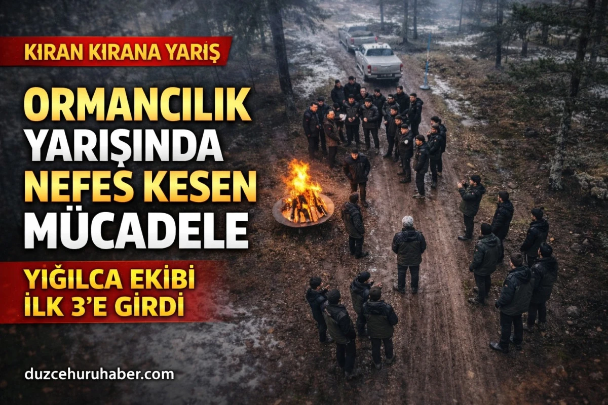 TOY Se&ccedil;melerinde Yarış Heyecanı: Yığılca Ekibi &Uuml;&ccedil;&uuml;nc&uuml; Oldu