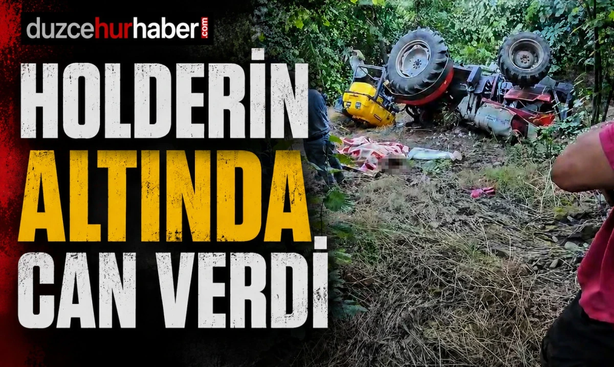 Trakt&ouml;re Bağlı Cihazın Altında Can Verdi