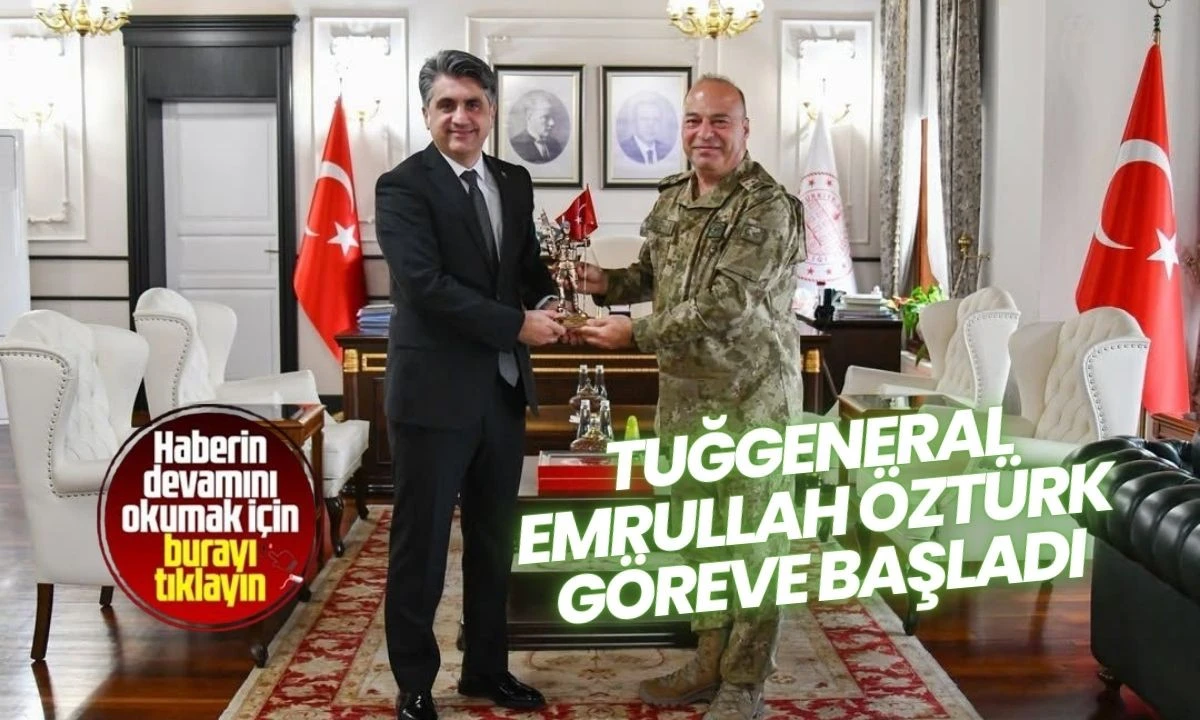 Tuğgeneral Emrullah &Ouml;zt&uuml;rk Bolu'da g&ouml;reve başladı