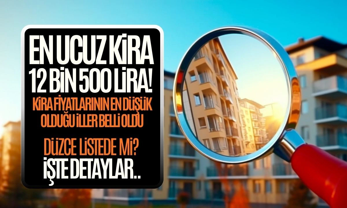 Türkiye'de En Ucuz Kira Hangi İllerde Bulunur: işte O İller